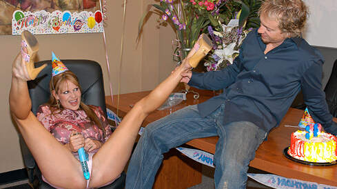 Watch Birthday Cock featuring Kelly Madison